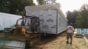 Dozer Moving House