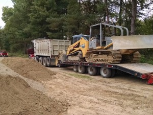 Dozer to move house