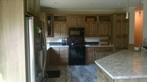 Kitchen of the Redman Homes Savannah