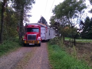 Modular Home being delivered (1)